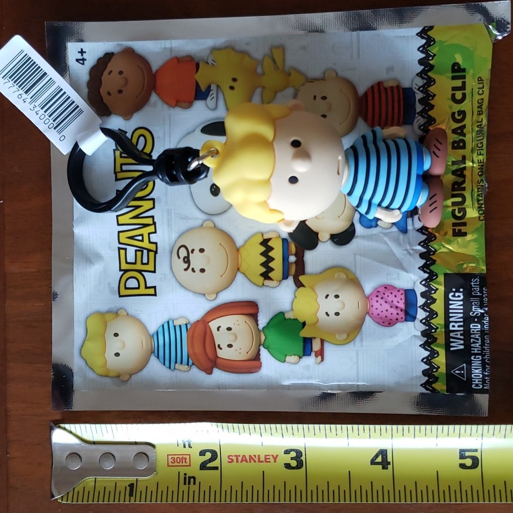 Collectible Schroeder figural bag clip NWT